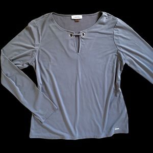 Calvin Klein Grey Blouse